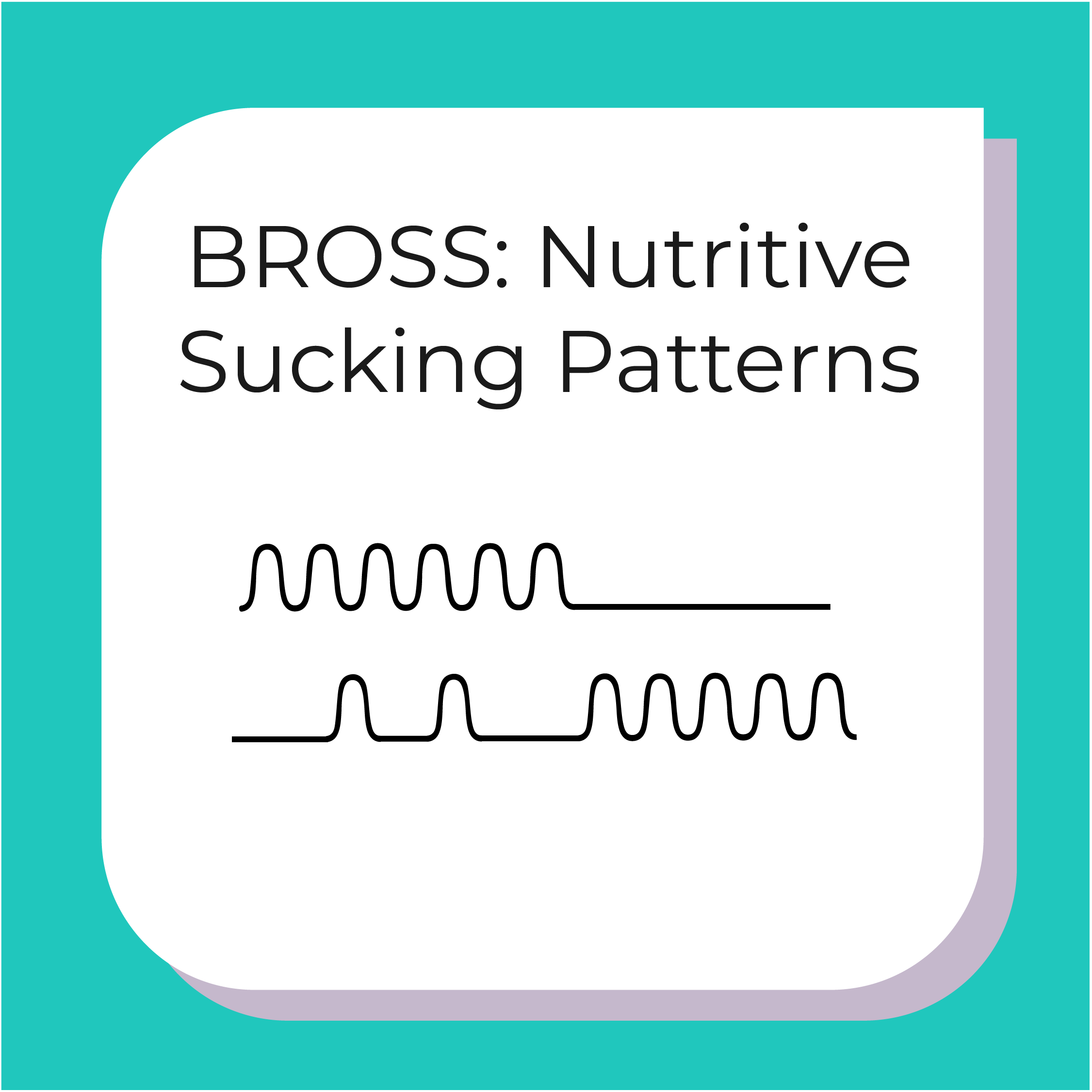 bross nutritive sucking patterns logo