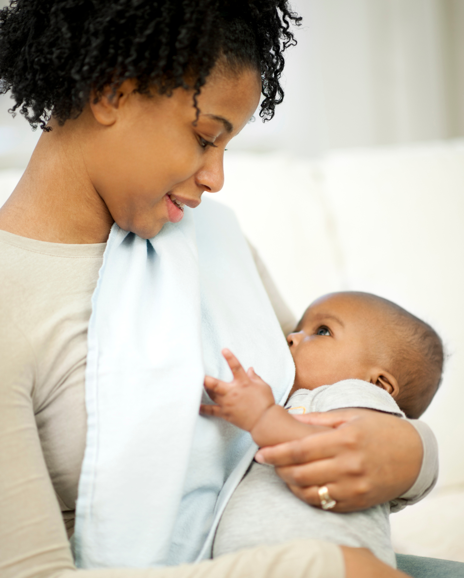 image of woman breastfeeding a baby
